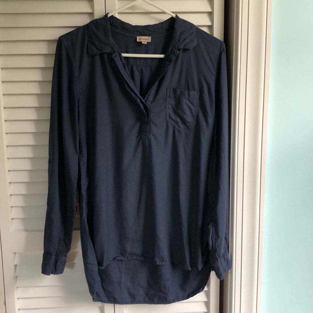 Navy Blouse